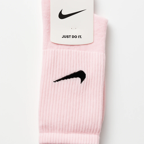 🌸 جوراب ورزشی Nike صورتی پاستیلی