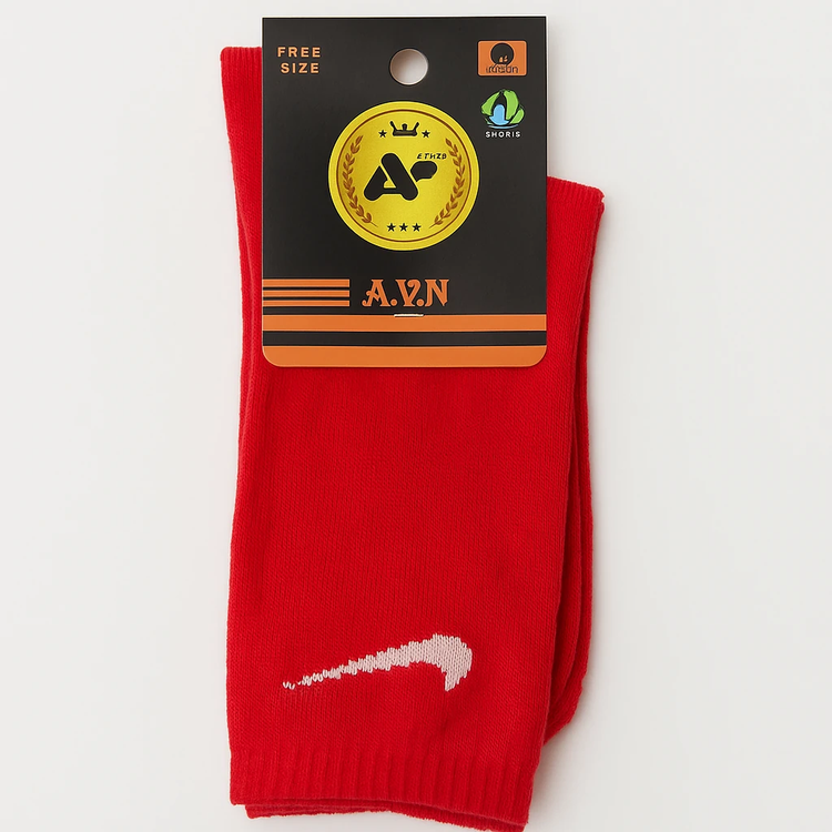 🧦 جوراب ورزشی Nike قرمز