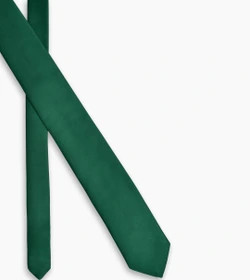 کراوات سبز تیره ساتن انگلیسی